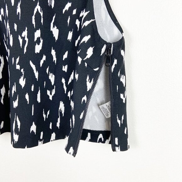 RACHEL ZOE |  Crop Top & Pencil Skirt Matching Set Black & White 4 - Picture 14 of 16